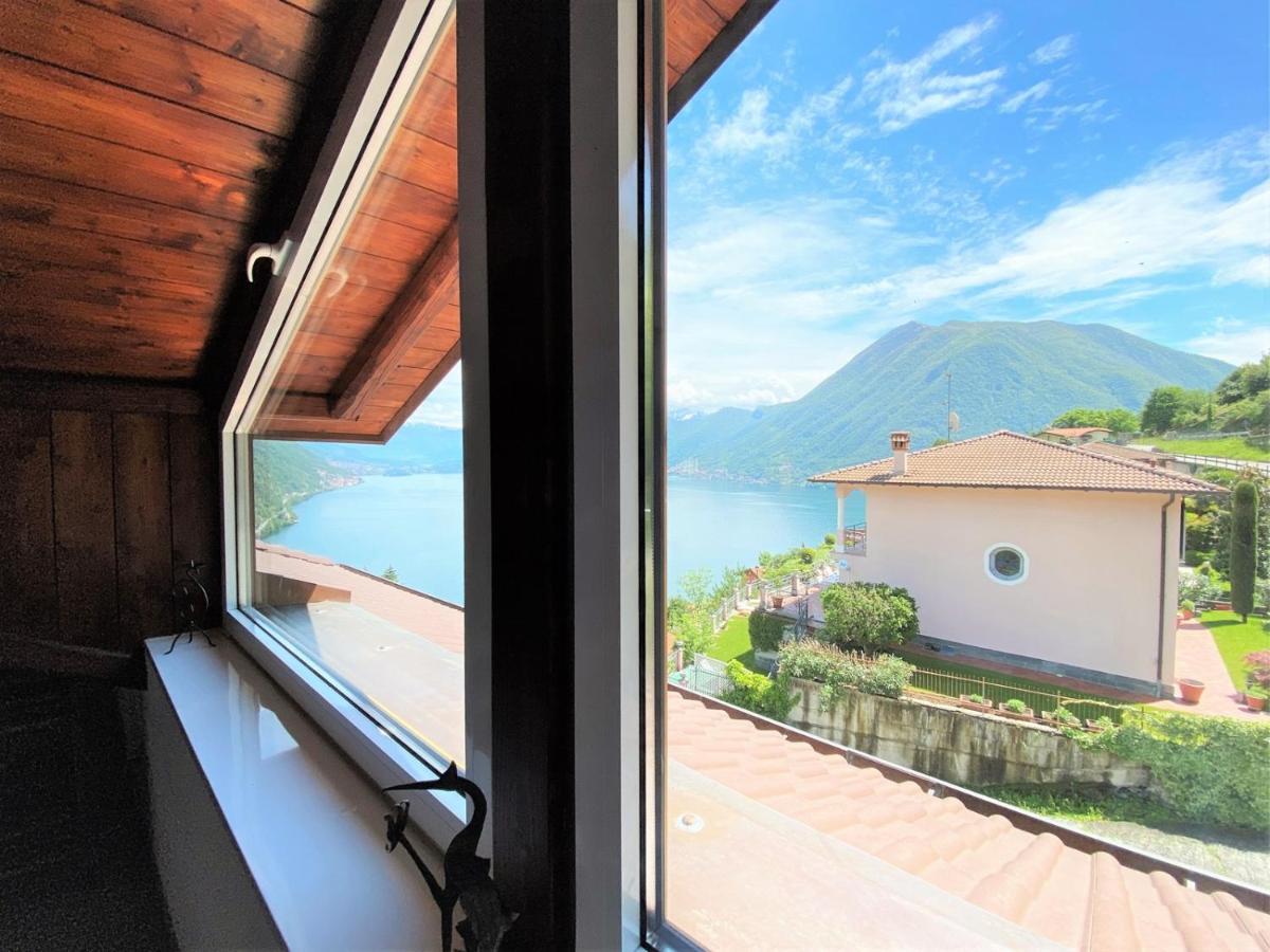 Апартаменти La Rondinella - Loft With Fantastic View On Lake Como Ардженьо Екстер'єр фото