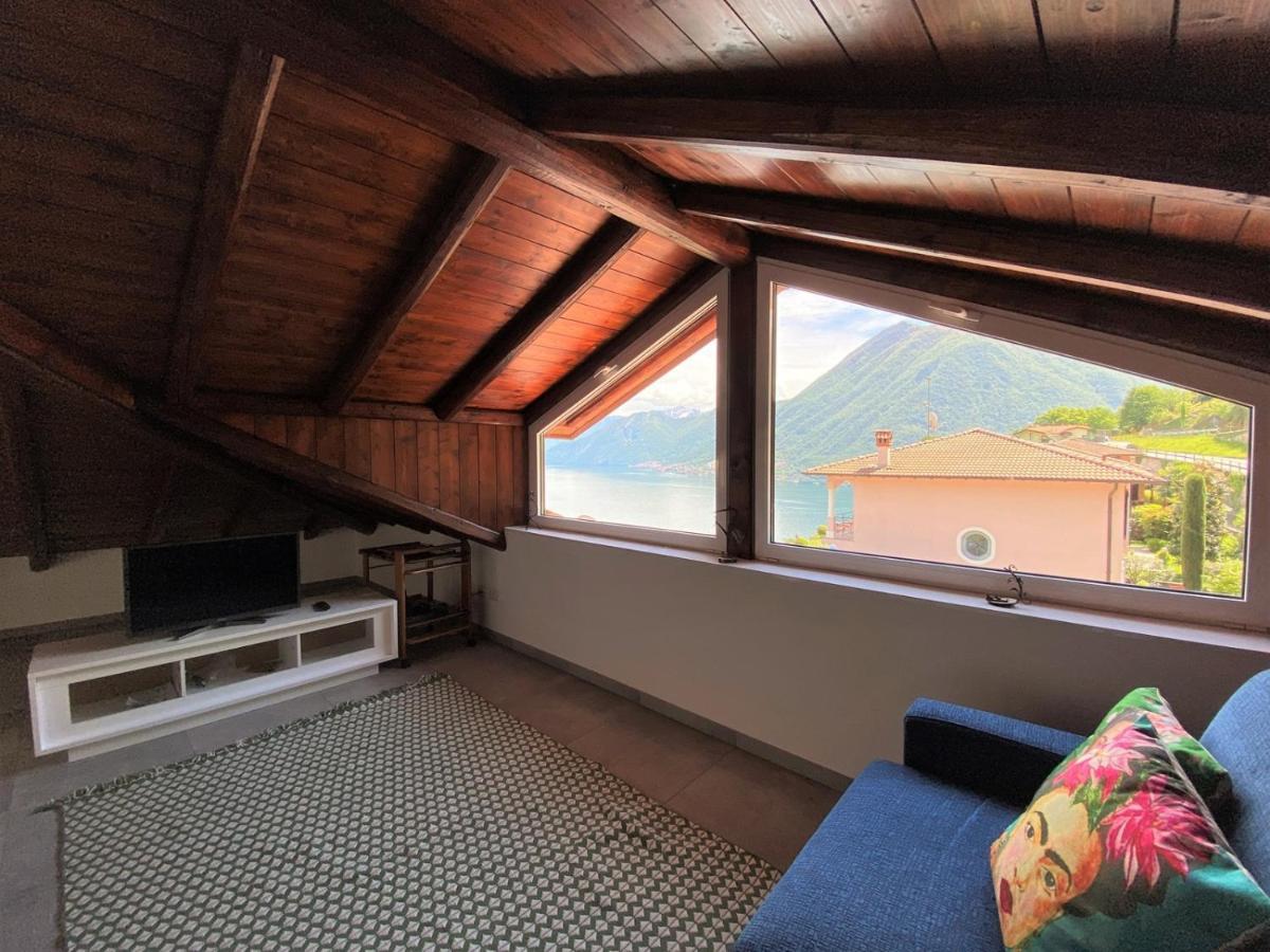 Апартаменти La Rondinella - Loft With Fantastic View On Lake Como Ардженьо Екстер'єр фото