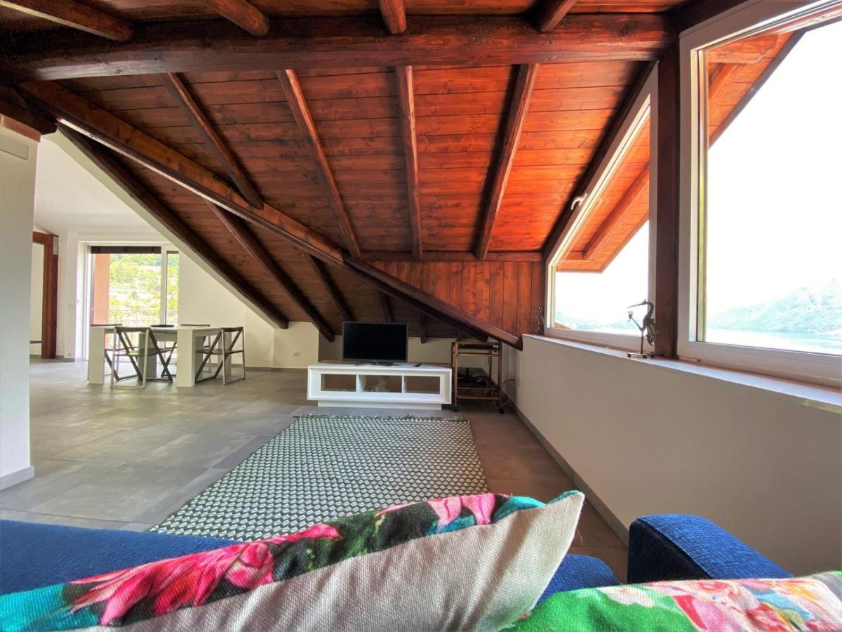 Апартаменти La Rondinella - Loft With Fantastic View On Lake Como Ардженьо Екстер'єр фото