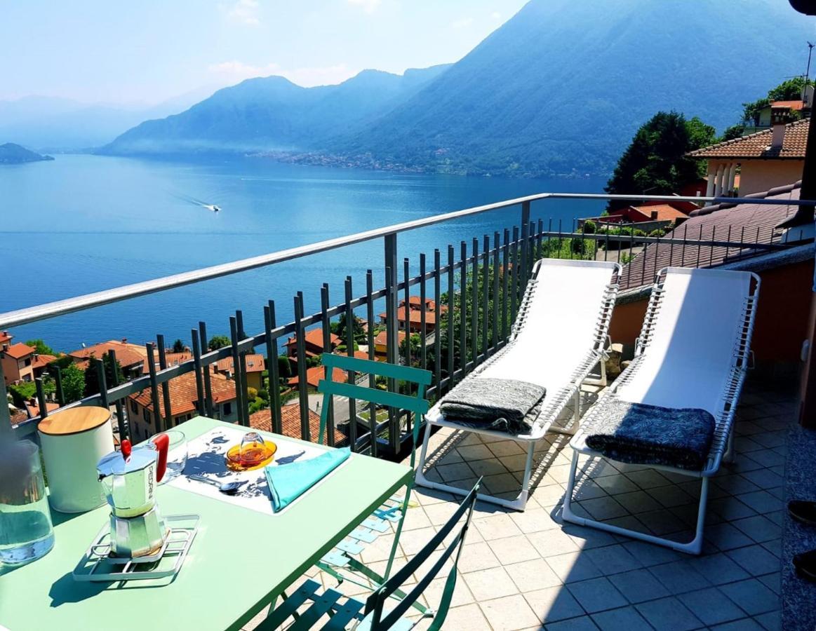 Апартаменти La Rondinella - Loft With Fantastic View On Lake Como Ардженьо Екстер'єр фото
