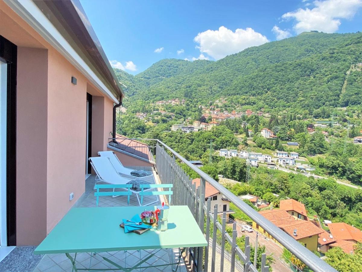 Апартаменти La Rondinella - Loft With Fantastic View On Lake Como Ардженьо Екстер'єр фото